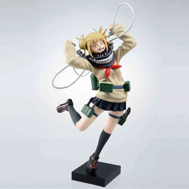 Novo anime meu herói academia figura corpo cruzado himiko toga figuras de ação herói vs vilões prêmio boneca colecionável modelo brinquedos8271982