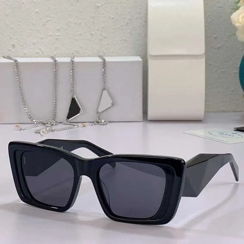 Popular Inverted Triangle Sunglasses PR08YS Designer UV Protection Ladies Men's Glasses Eight Colors Optional Top Quality Wit289C