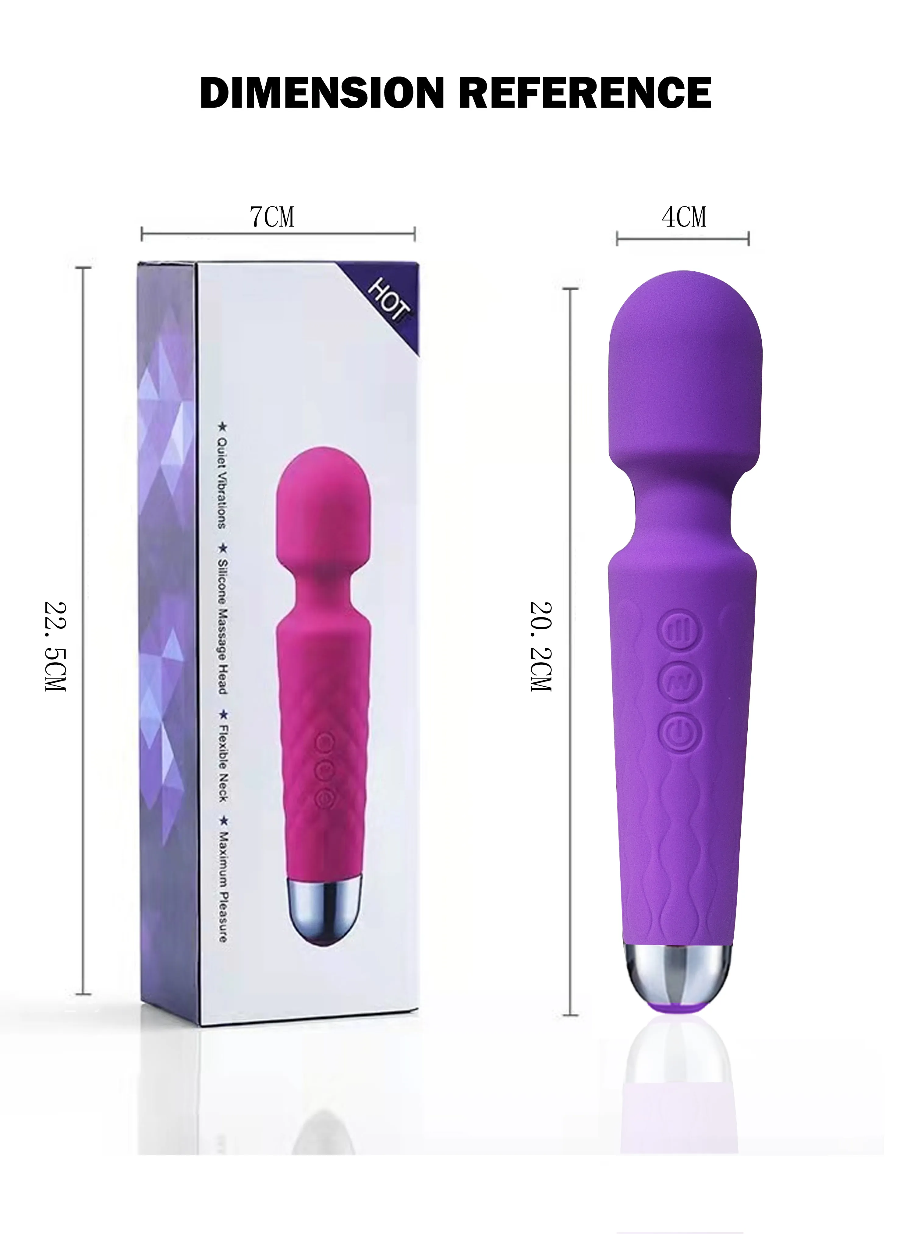 Super Krachtige Vibrator Draadloze Dildo AV Toverstaf voor Vrouwen Clitoris Stimulator G Spot Massager sexy Speelgoed Volwassenen