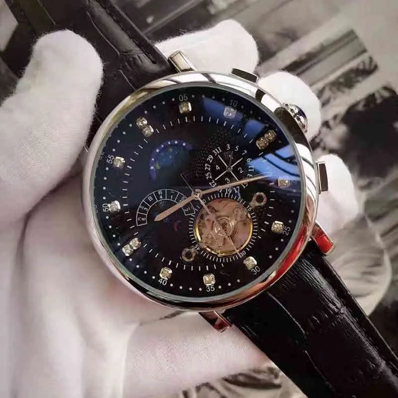 A-TOP Brand Luxury Watch Mechanische automatische polshorloge Men Kijk dagdatum Diamond wijzerplaat voor heren Rejol Gift Quality