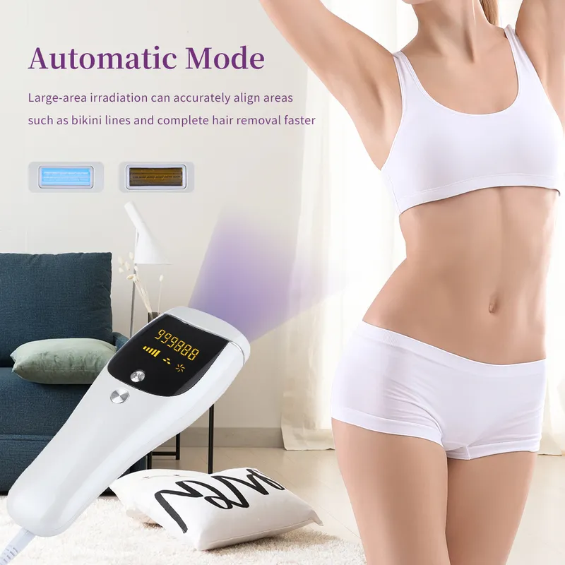 Epilator Painless IPL Laser For Armpits Bikini Full Body Hair Remover Automatic for Men and Women Removal 999999 Flashes 220921