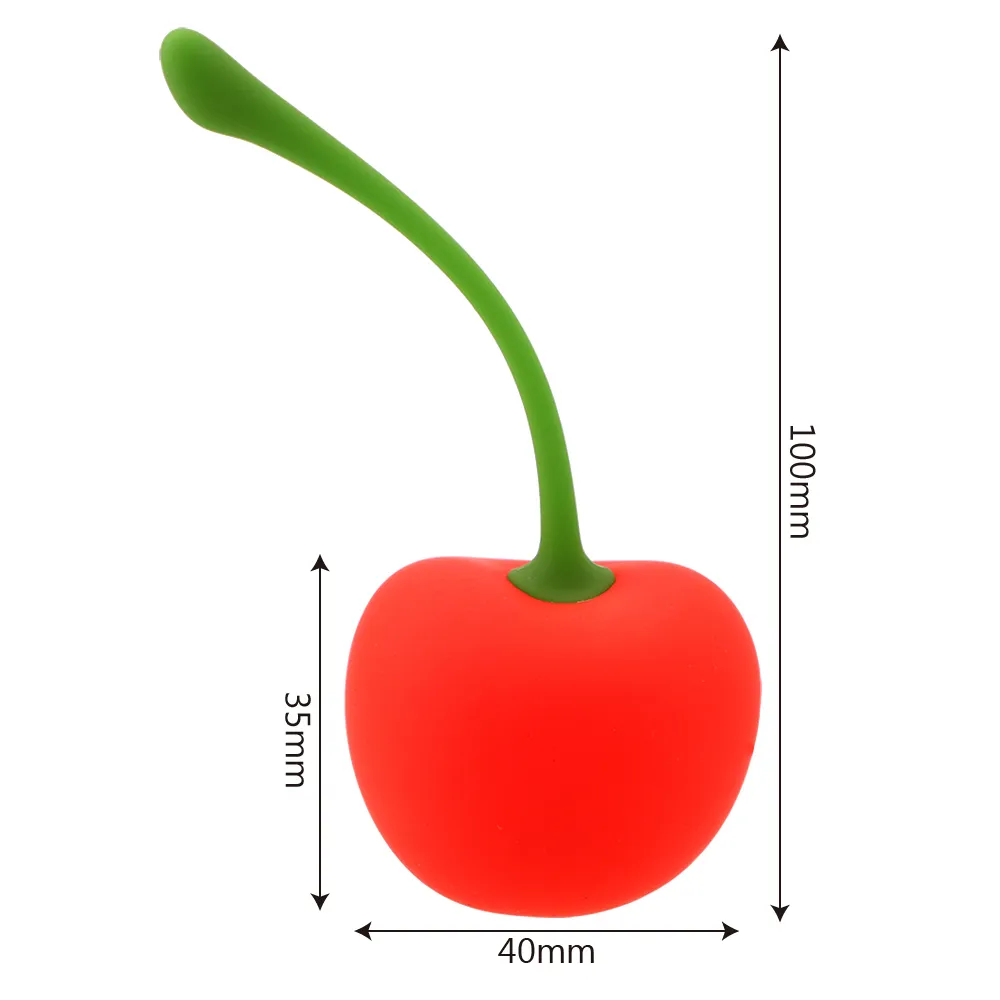 Seksowne wibratory wiśniowe dla kobiet stymulator sutku łechtaczki pochwowy Kegel Ball Anal Wtyczka Kobieta masturbator erotyczny seksowne zabawki