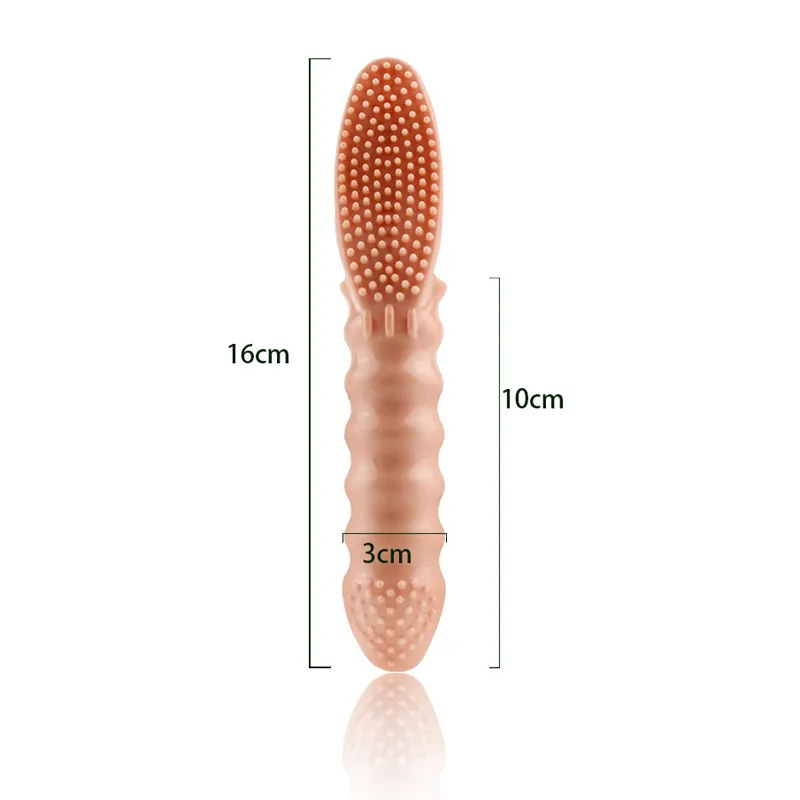 Beauty Items Silikonowy wielokrotnego uytku palec masturbacja wibrator masa prostaty intensywna stymulacja echtaczki zabawki erotyczne dla k