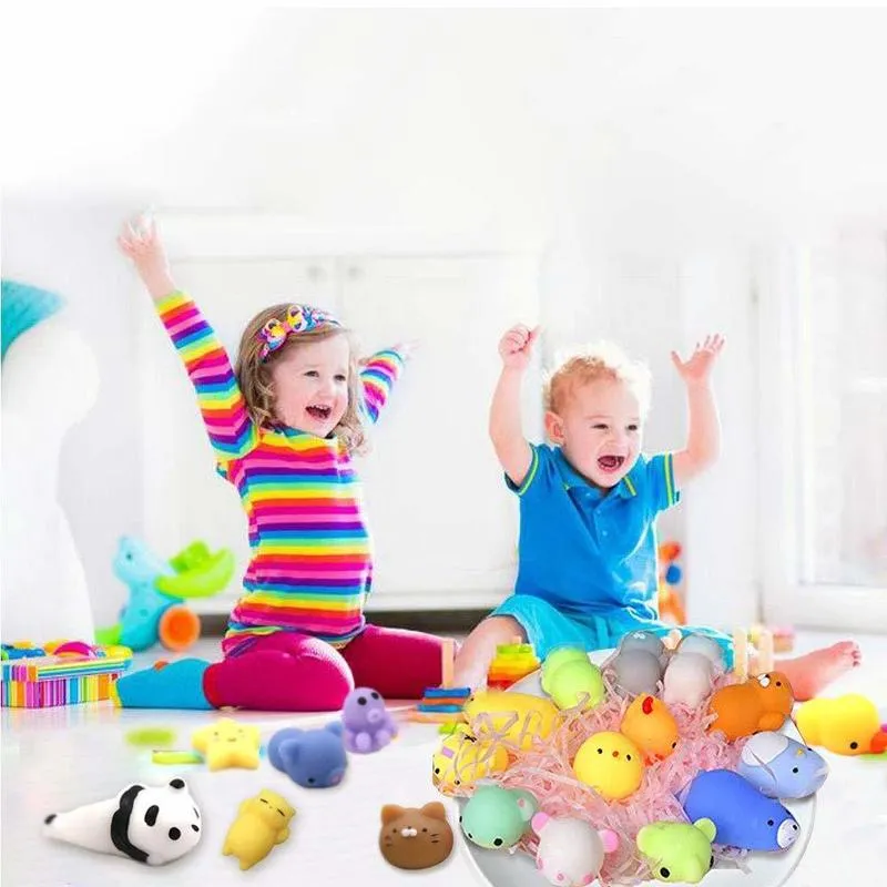 Mochi squishy leksaker med söt väska stress leksak belöning för barn kawaii moj vuxen venting barn gåva fidget 220531