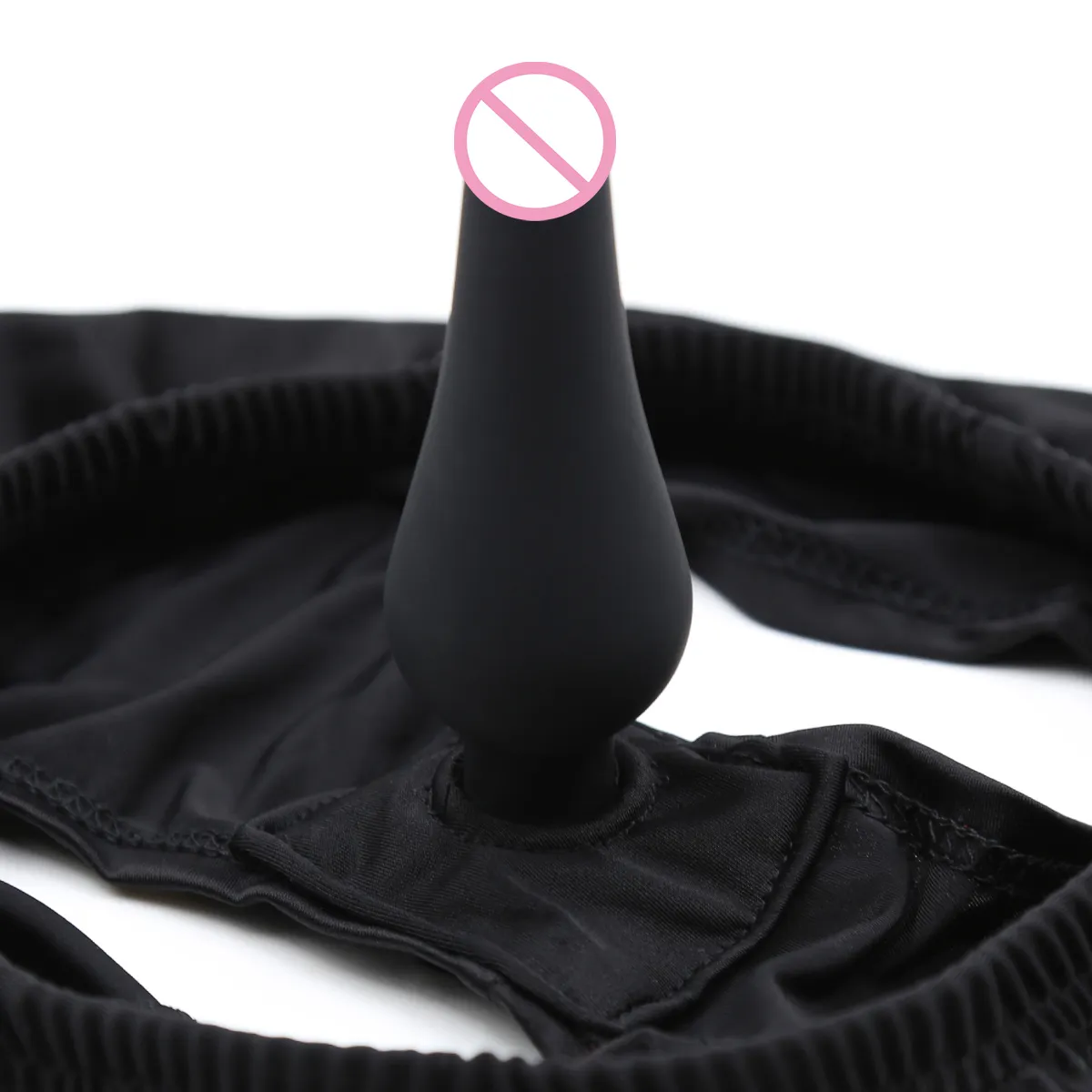 Butt Plug Strapon Dildo Anal Chastity Pants Belt Silicone Penis Fabric Underwear Panties Masturbate sexy Toys For Men Women