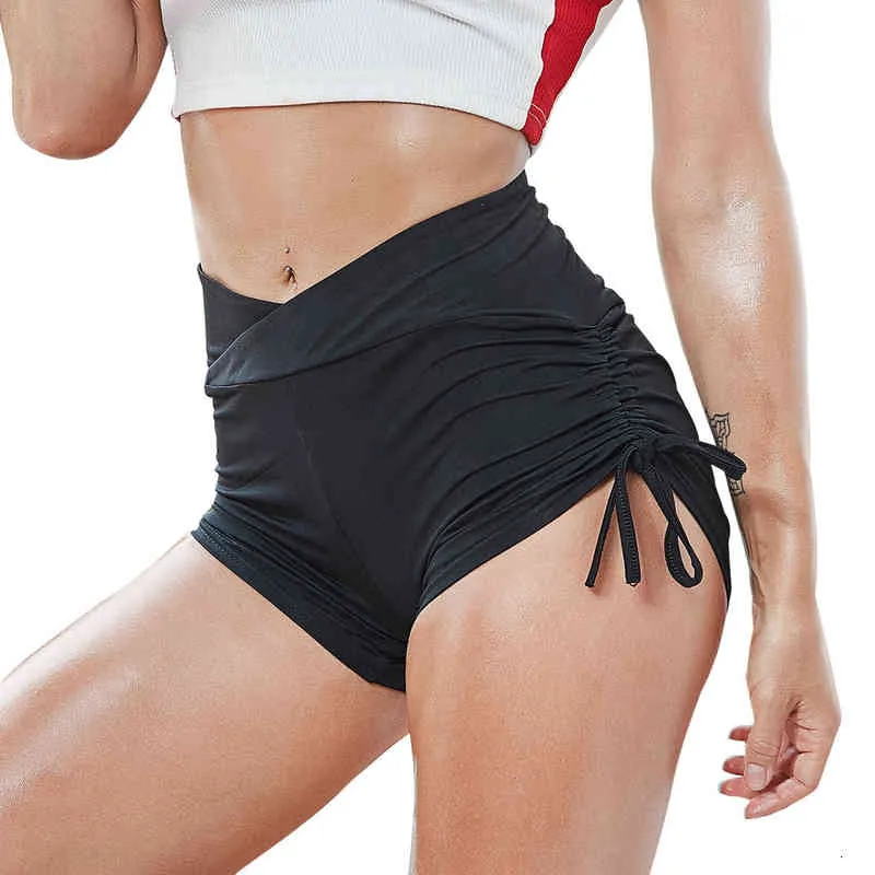 Summer 090 # Pantaloncini da donna Pantaloni da yoga sportivi elastici da corsa sexy