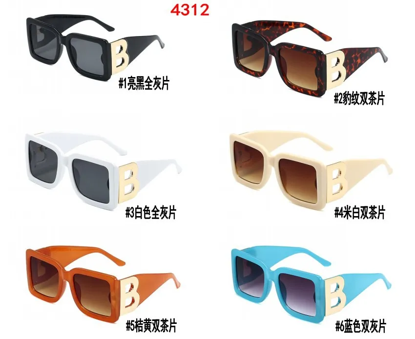 Sunglasses Fashion Big Rectangle Logo Women Men Brand Design Ladies Skinny Outdoor Shopping Oversize Retro Shade 20232069