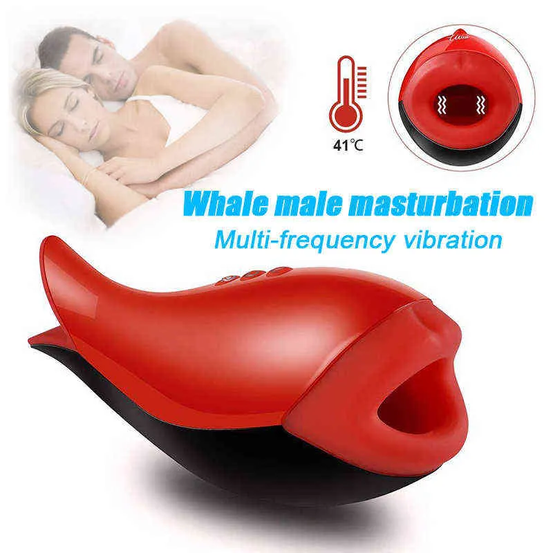 Nxy Eggs Bullets Vibrant Mâle Masturabator Cup Électrique Oral avec 10 Fréquence de Choc Stimulation Forte Vibration Sex Toy Ac 220509