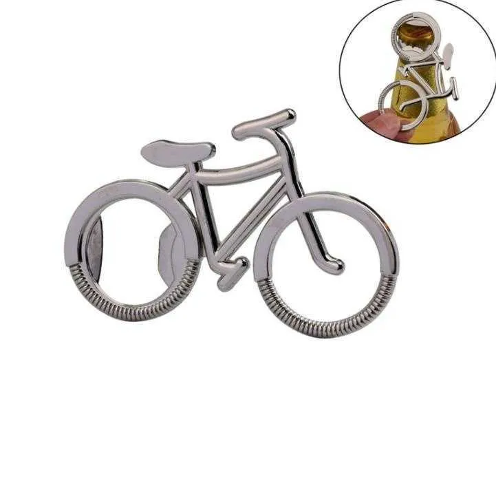 Bicycle Metal Beer Bottle Opener Cute Key Rings For Bike Lover Wedding Anniversary Party Gift Bike Keychain