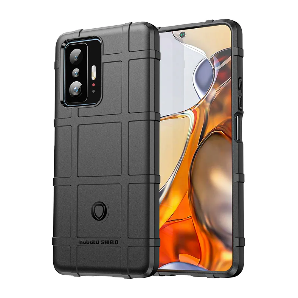 Rugged Silicone Protector Shockproof Cases For Mi 10 Note 10 5g Poco F3 M3 Pro Note 9t Mi 11t Pro Max 5g Rear Cover Deep Coke