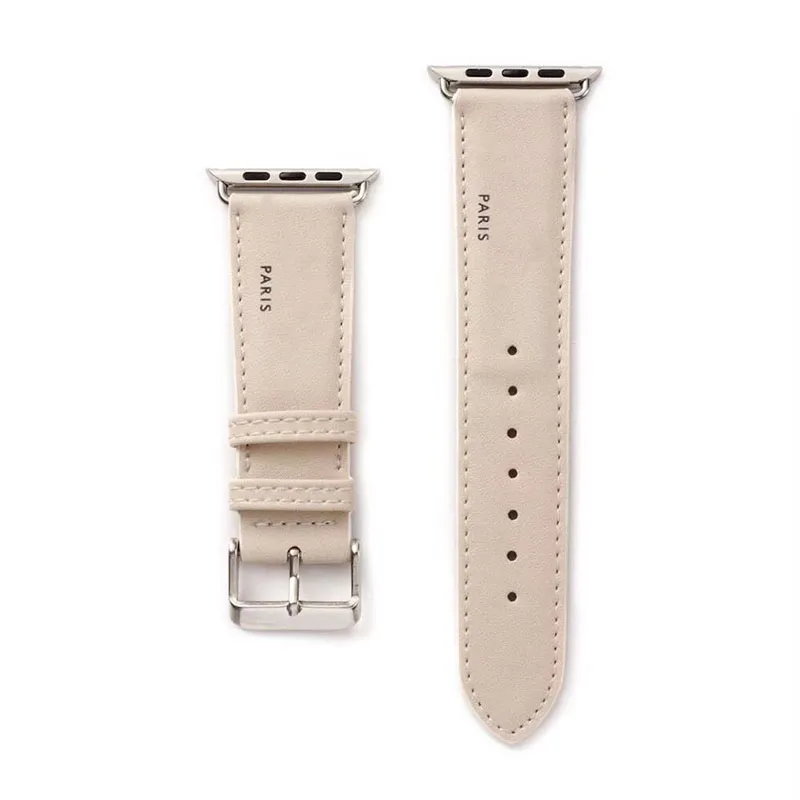 Bandas de relógio de couro da moda tiras para 38mm 40mm 42mm 44mm Series 6 5 4 3 2 letra h pulseira de alta qualidade UNOME3071