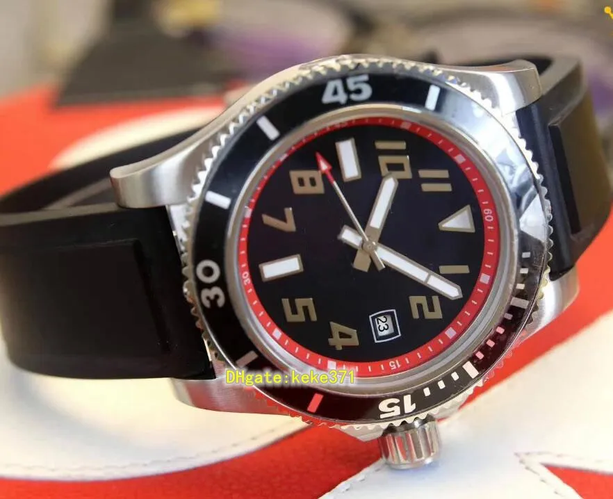 2 estilos Excelentes relojes de pulsera de alta calidad Superocean A1736402 BA31 224X A18BA 1 42 mm Bandas de goma Correa Mecánica automática Men3050