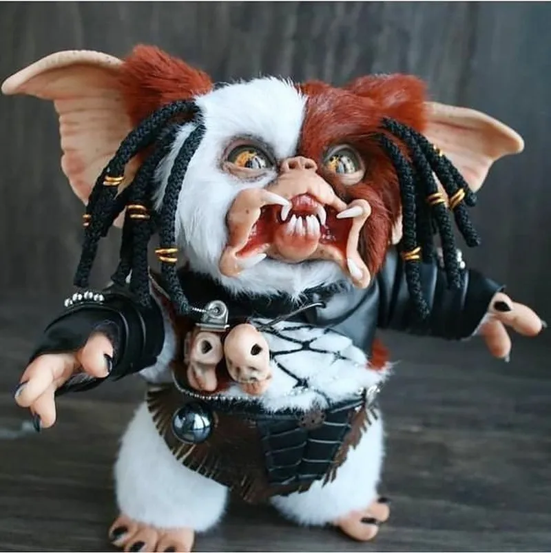 15 cm Halloweenowa żywica Mogwai Doll Figura Figura Zabawki Cute Gremlins Model Horror Dolls for Home Desktop Window Store 2207208888130