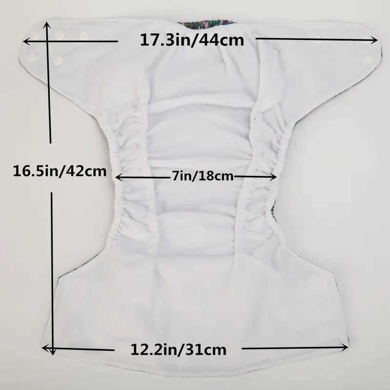 [Sigzagor] 2 à 7 ans Big Cloth Diaper Nappy Pocket One Size Réutilisable Lavable Microfleece Inner Baby Kids Toddler Junior 220512