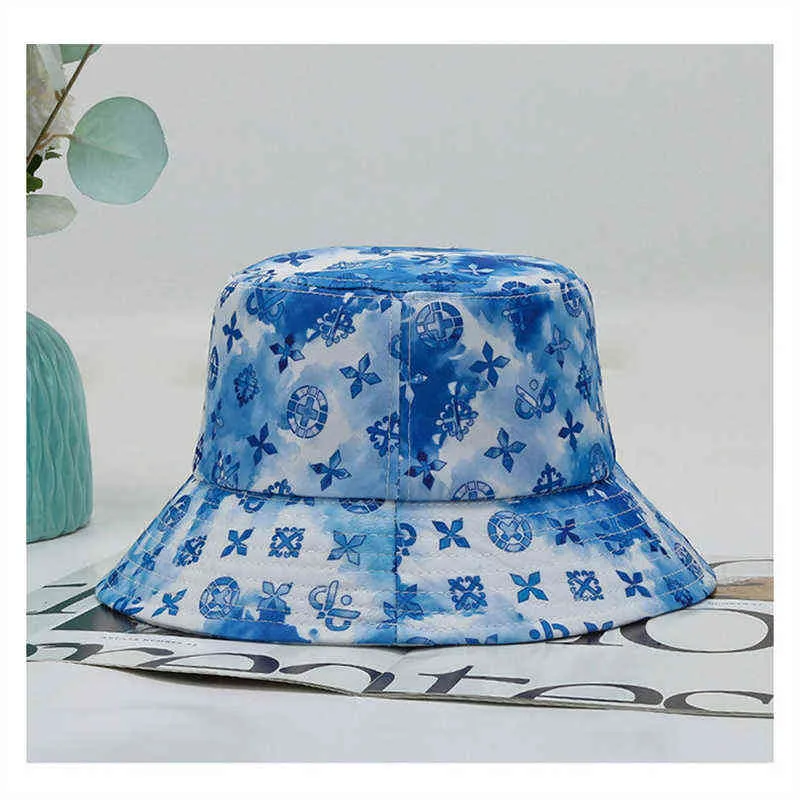Unisex modemärke fiske hatt fiskare mössa för pojkar/flickor bob femme gorro sommar avslappnad hink hattar kvinnor herr panama hatt y220708