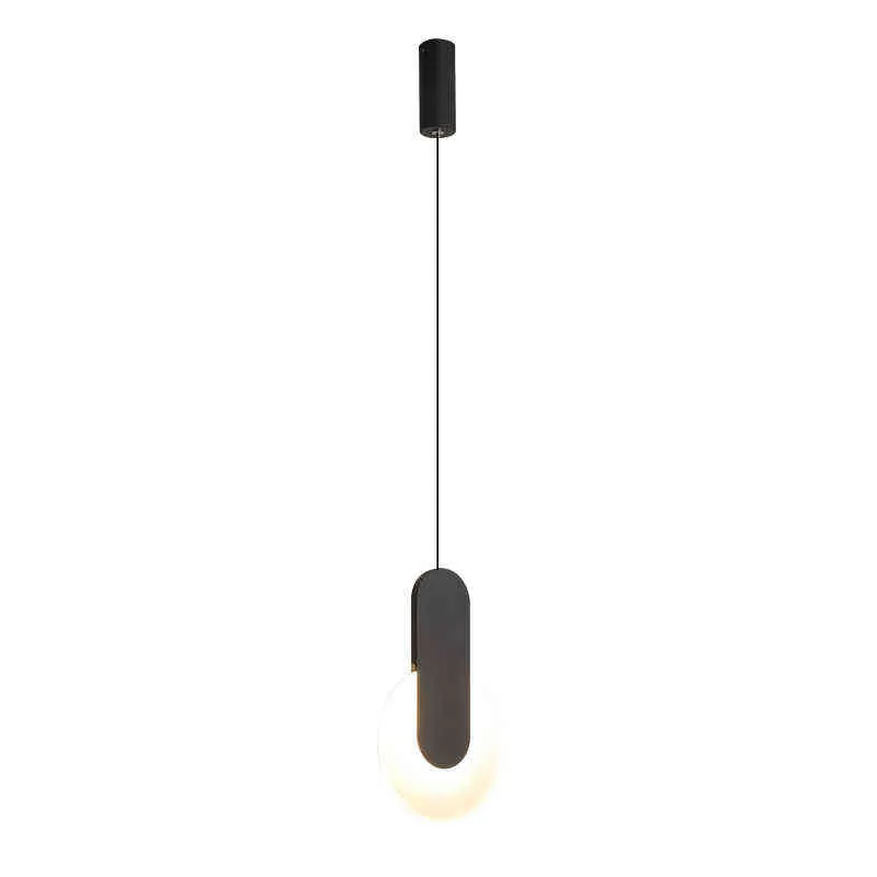 Noordse bedachtkeuken LED Hanglamp Modern slaapkamer Bedroom Bedmacht Hanglamp LED LED -verlichting Populaire suspensie Lichten W22032273C