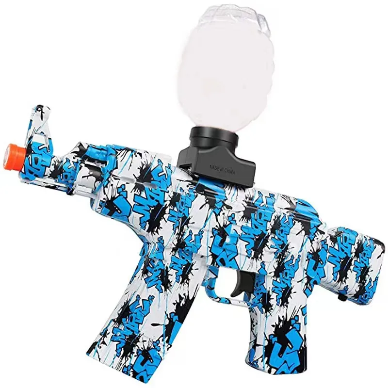 Splatter Ball Gun Gel Blaster Full Automate Electric Eco-Friendly Открытый Стрельба Игры Party Splatter Шарика Гель Бюкастер Пистолет с бусинами