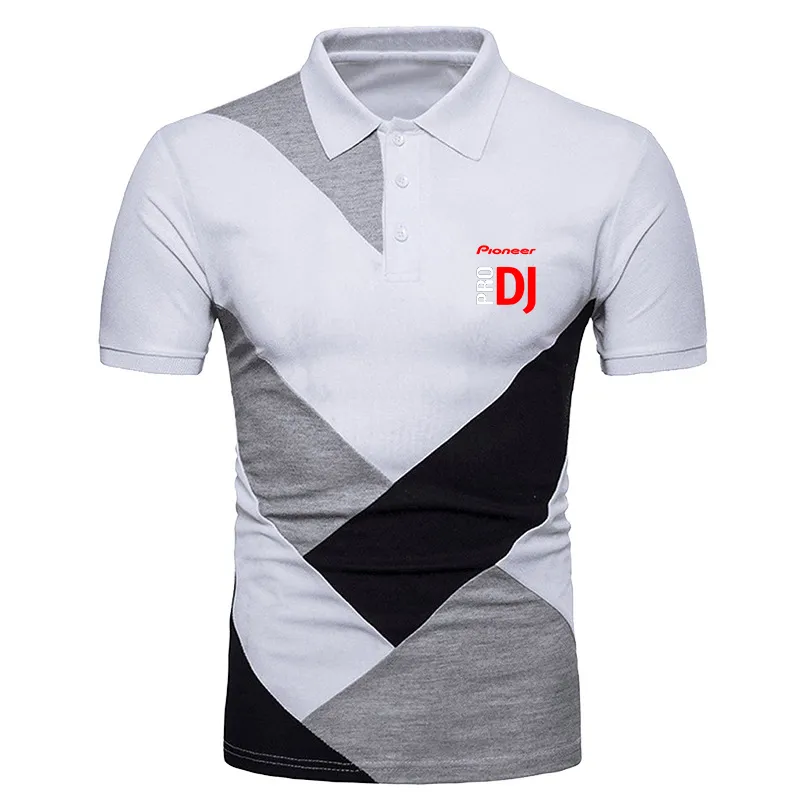 Pioneer PRO DJ Polo Shirt Short Sleeve Summer Handsome Fashion Male Men Tops Clothing 220504