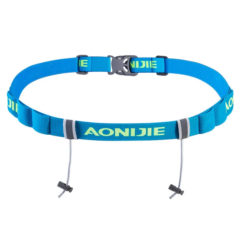 Aonijie Race Number Belt med gelinnehavare som kör unisex för Triathlon Marathon Outdoor Sports 220520