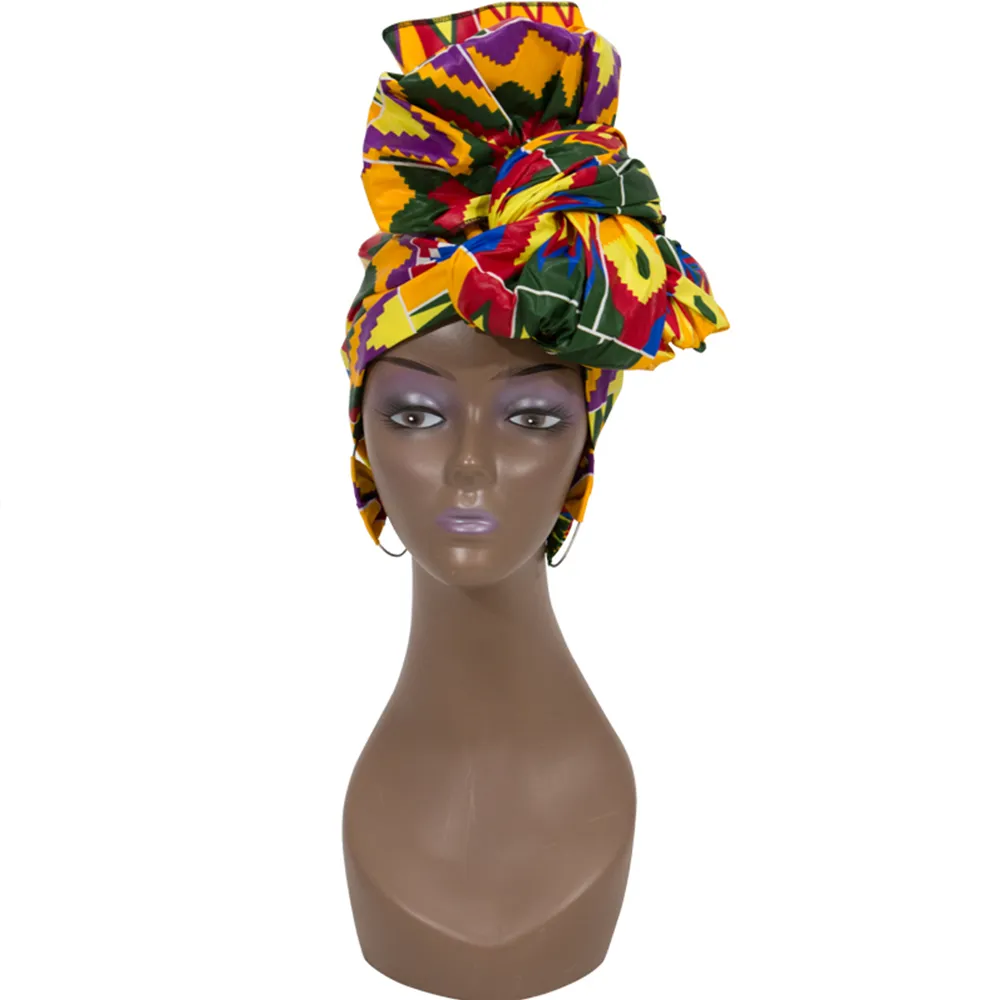 BintareAlwaxコスチュームアクセサリーファッションアフリカのヘッドスカーフとくかでも2ピース
