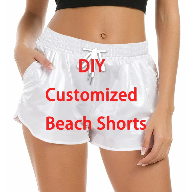 CLOOCL DIY-Shorts für Damen, senden Sie Ihren eigenen P os, Anime, individueller 3D-Druck, modisch, lässig, Strand, Drop 220706