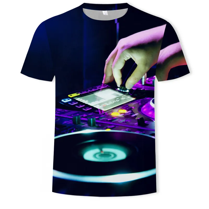 男性ディスコDJロックメンズ3dtshirtパーティー音楽サウンドアクティブ化されたLED Tシャツライトライト上下パンクフラッシングイコライザーメンズTSHIR 220601055181