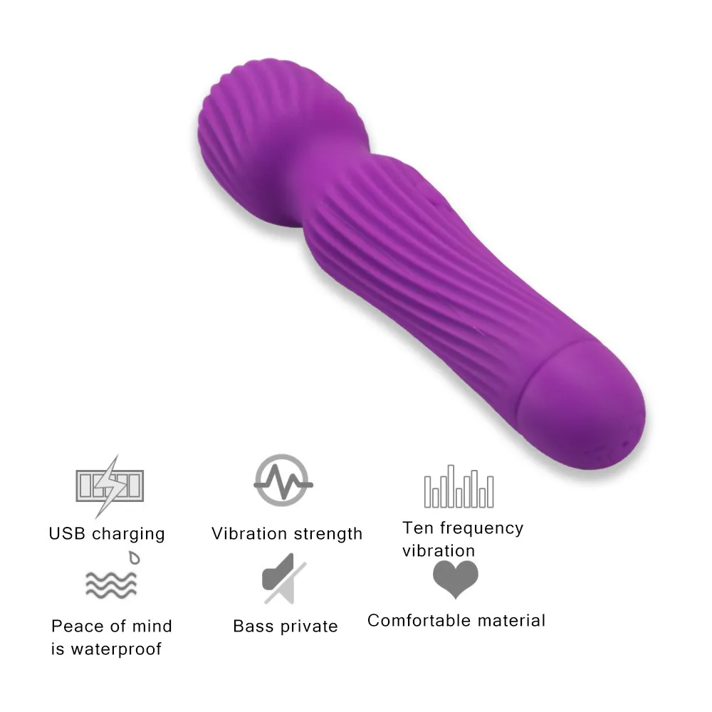 Wireless Dildos AV Vibrator Magic Wand Clitoris Stimulator USB Rechargeable Massager Goods sexy Toys for Adults Women AV0114