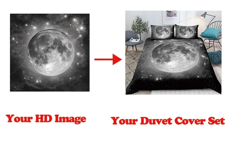 Interesting Creative Customized Custom Design Custom Image 3d Bedding Set Duvet Cover Set Digital Printing 220608