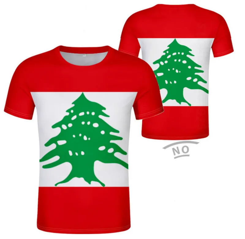 Libanon t shirt diy gratis anpassat namn nummer lbn t-shirt nation flagga lb republik arabiska arabiska libanesiska land tryck po kläder 220609