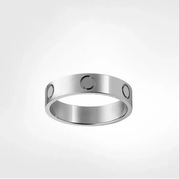 Liefde Schroef Ring heren Band Ringen 3 Diamon designer luxe sieraden dames Titanium staal Legering Verguld Ambachtelijk Goud Zilver Rose Nev284V