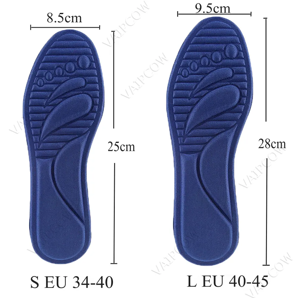 Almofada de ar dos palmilhas do esporte para sapatos Absorção de choque Amortecimento de Basquete Futebol Plantar Fasciite Shoe Pad Dropshipping