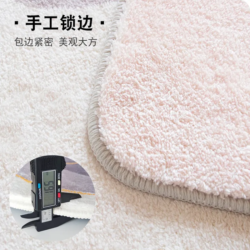 Tapis de chien Simple et mignon, rond, pour salon, chambre à coucher, couverture de chevet, tapis pour enfants dans la chambre à coucher, tapis pour pépinière