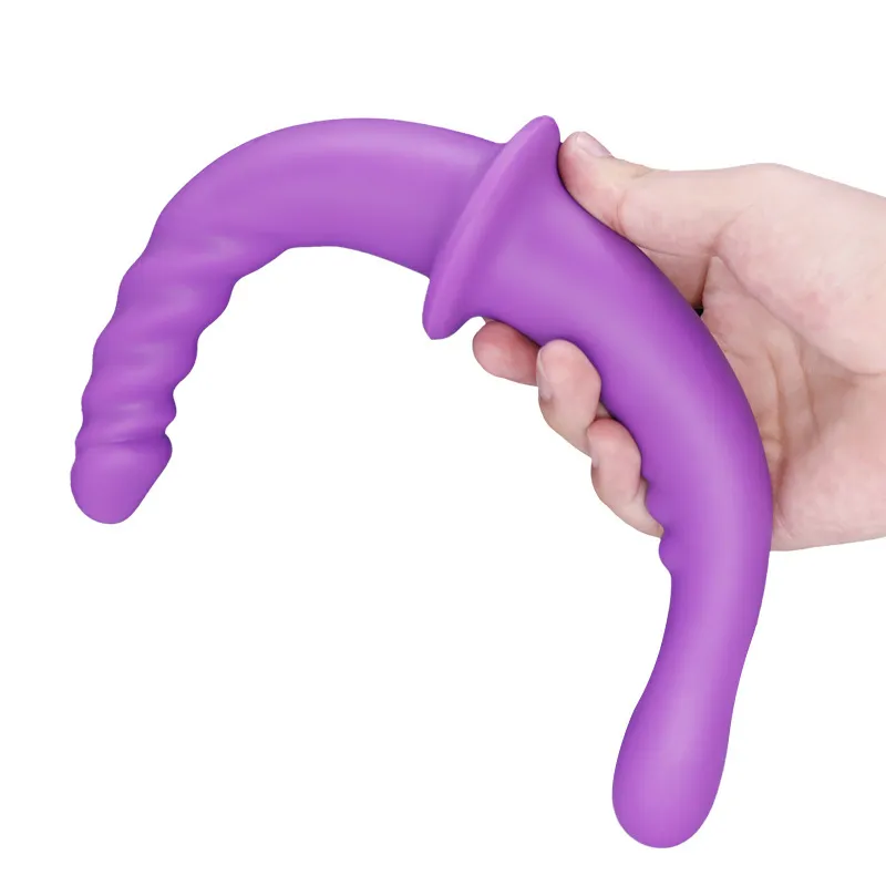 Двойной дилдо клитор стимулятор Anus Vagina Massage G Spot Penis без бретелек Сексуальные игрушки для лесбийских женщин
