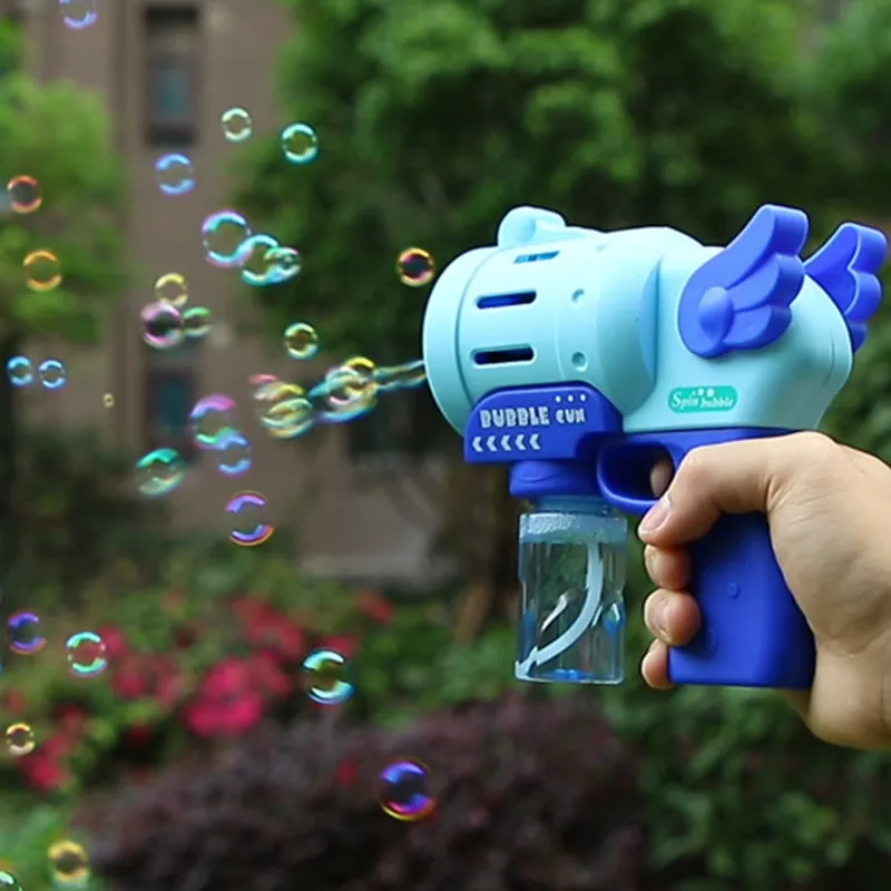 Leuke automatische bubble machine kinderen prinses game speelgoed outdoor kind zeep bubbelblazer machine magie guns bruid bruiloft bubbels 220707