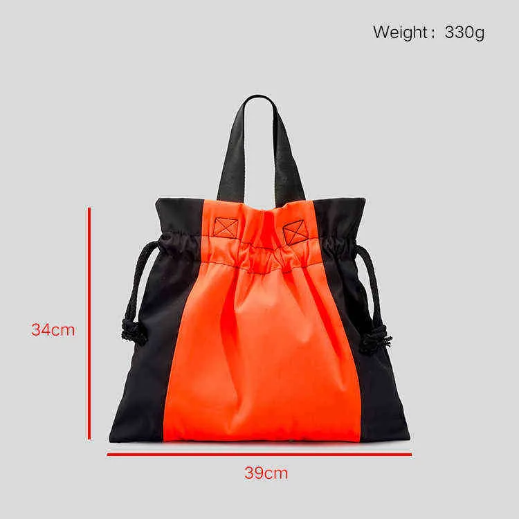 Canvas Candy DrawString Women Handbag Bucket Ruched Casual Ladies Shoulder Panel Paneled Shopper Spring Female Crossbody Väskor Ny 220512