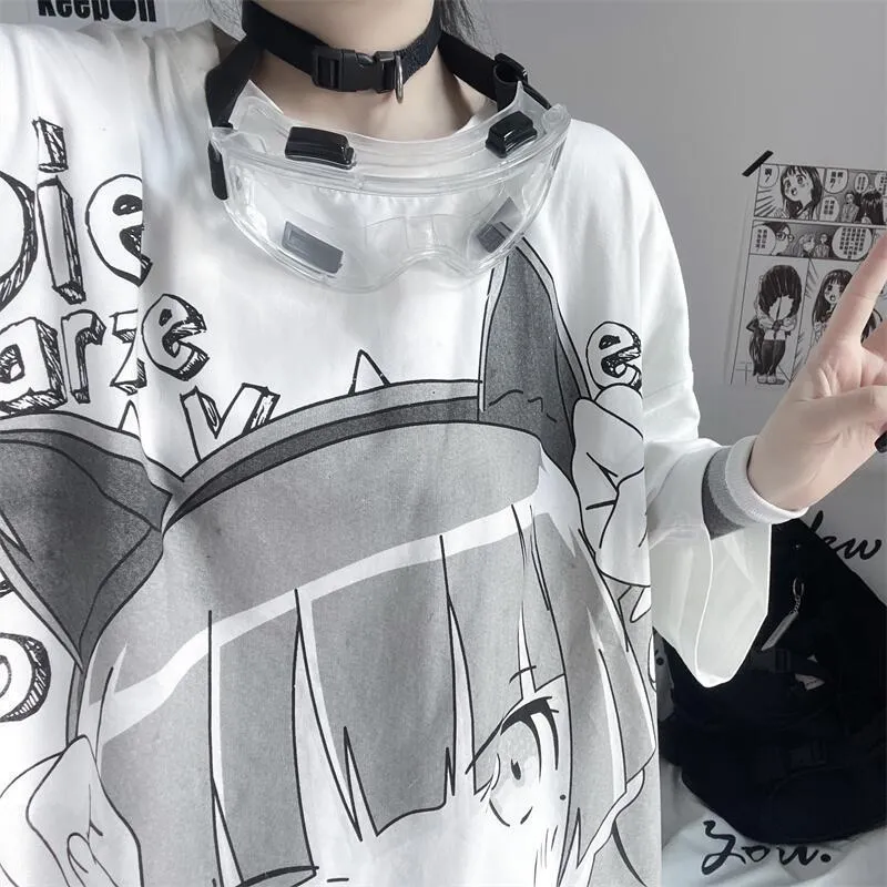 Anime Graphic T Shirt Women Summer Top Female Harajuku Camisetas De Mujer MINGLIUSILI Japanese Style Tee Femme 220321