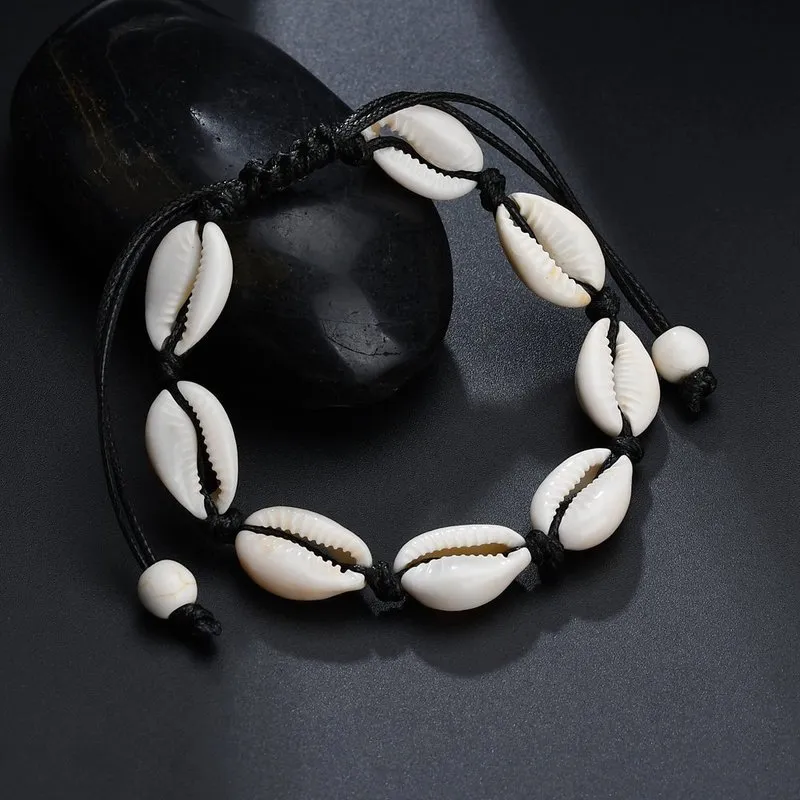 Bohemia Natural Shell ts for Women Foot Jewelry Summer Beach Barefoot Bracelet on Leg Chian Ankle Strap Accessories 220721