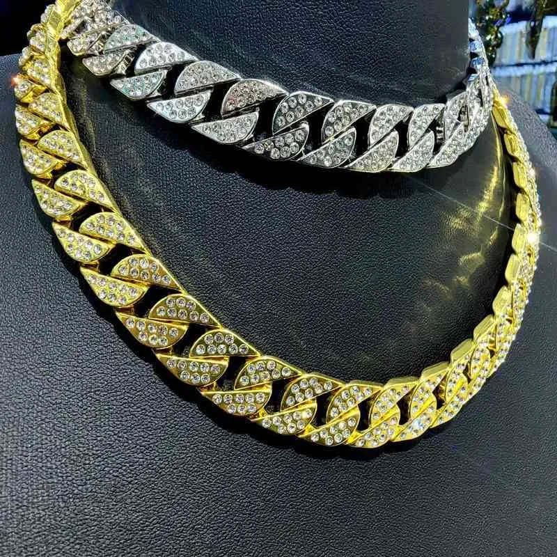 Hip Hop diamanten sieraden terug naar de toekomstige geliefden veelzijdige armband Cubaanse ketting man