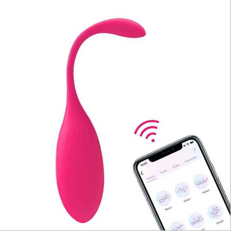 NXY Vibrators Telefon Wireless Magic Motion Sex Toy Flamingo App Control Smart Vibrator för Women 0411