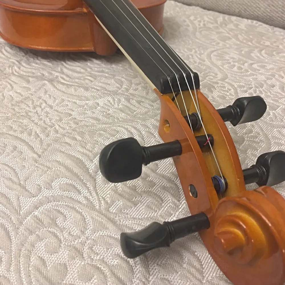 Handgjorda Bourgogne Bright Violin Solid Wood Grade Test Vuxen Barn Hela utbud av professionell fiol 4/4 stränginstrument