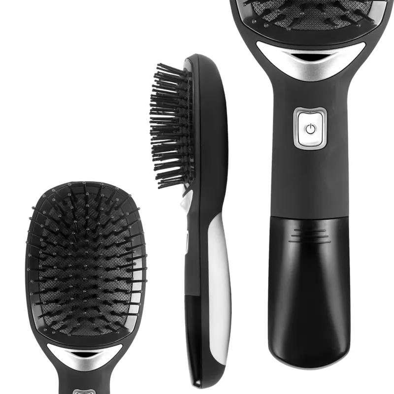 Ionische Haarborstel Draagbare Elektrische Ionische Haar Kam Anti-statische Anti Frizz Negatieve Ionen Hoofdhuid Massage Kam Haar Styling tool 220606