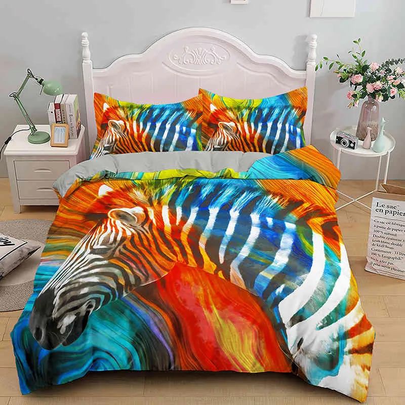 Horse Theme Pattern 3d Printed Down Duvet Cover /comforters Bedding Sets Home Textiles