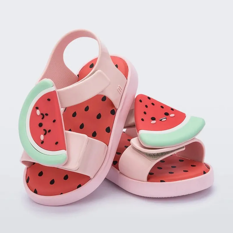 Mini Mlsa Scarpe bambini Melflex Watermelon Straberry Pin Avocado Princess Baby Girl Sandali Scarpa da spiaggia 220615