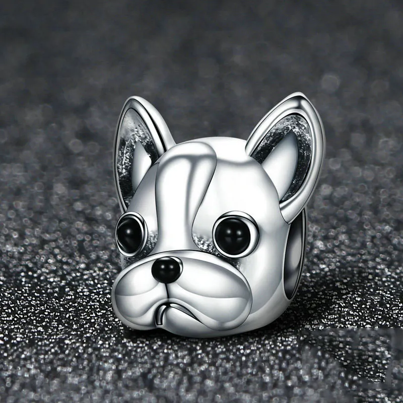 New Popular 925 Sterling Silver Charm Crown Pet Dog House DIY Beads Suitable for Primitive Bracelet Women's Jewelry Fashion Accessories6960462