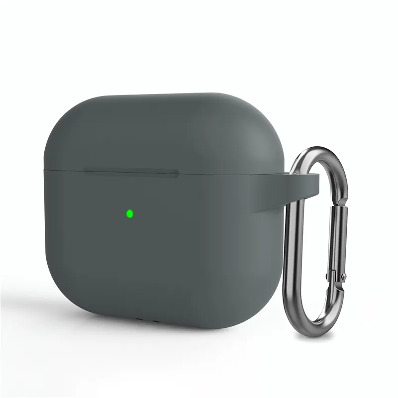 Fodral för Airpods 3 Fodral hörlurstillbehör trådlöst Bluetooth-headset silikon Air Pod 3 fodral airpods3 fodral