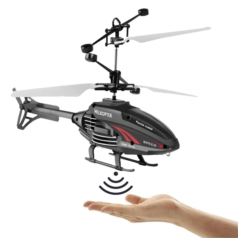 Layopo Mini Drone ładowalny indukcja na podczerwień zdalne sterowanie rc helikopter latające zabawki dla chłopców prezent 220628