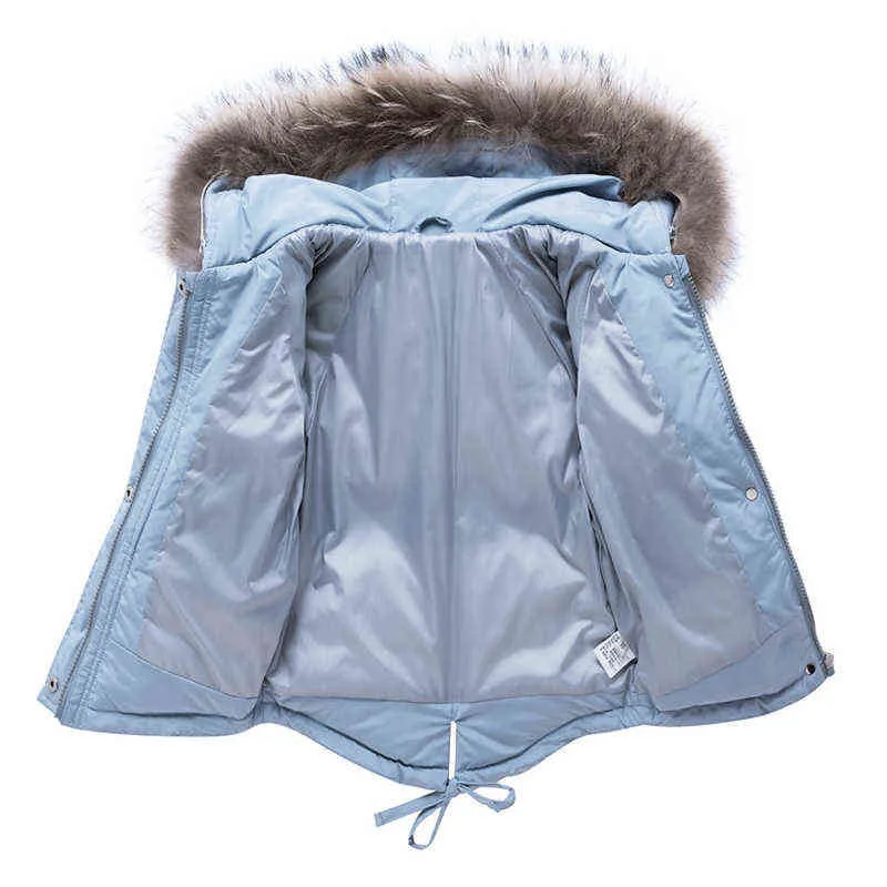 Kinderen Winter Down Clothing Sets 2019 Real Fur Collar Kids Winter Down Jacket Baby Meisjes Warm Algemene peuterjongens Down Jacket J220718