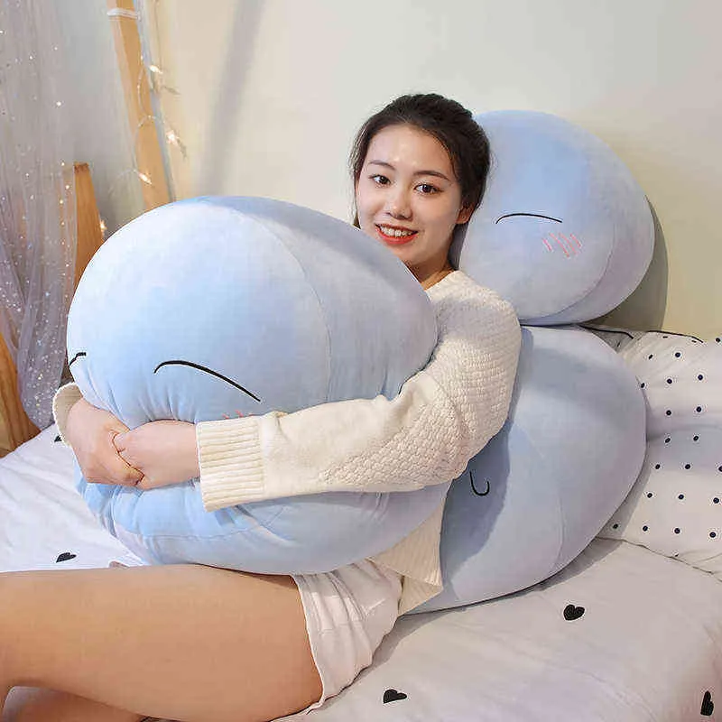 Игровая фигура Pop Blue Smart Theme Cuddle Cuddle заполненная круглая жирная подушка, бросьте горные игрушки рождения рождественский подарок, дети J220704