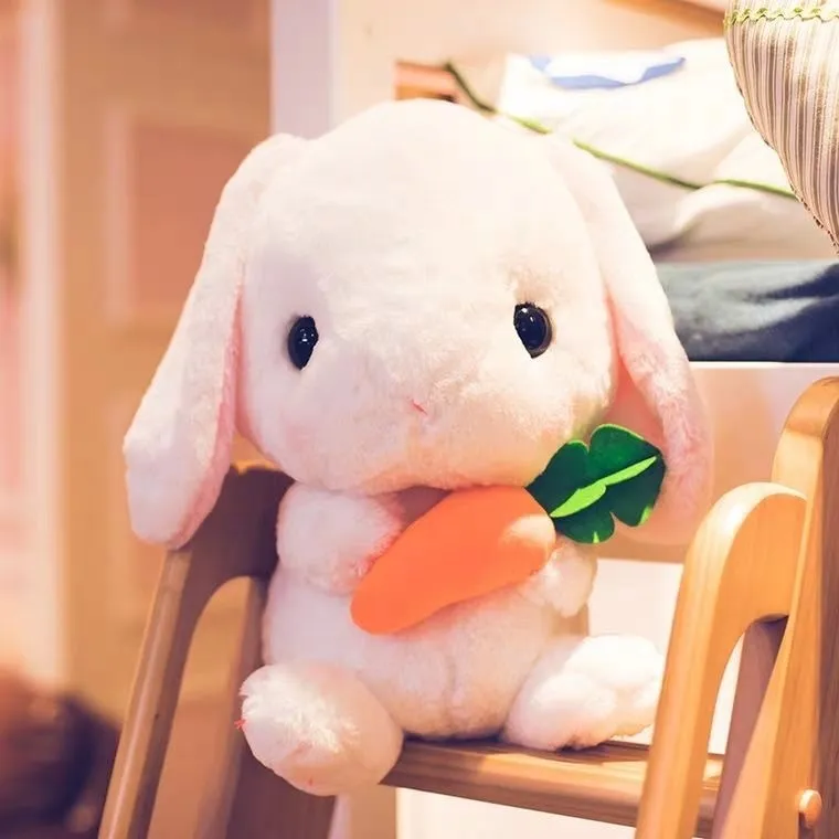 43 см милая фаршированная плюшевая игрушка кролика мягкая S Cushion Bunny Kid Pillow Dold Подарки на день рождения для детей, аккомпании, сон 220707