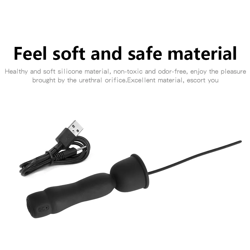 16 Frequenz Penis Plug Vibrator Harnröhren Dilatatoren sexy Sound Katheter Silikon Keuschheitsgürtel Spielzeug für Männer